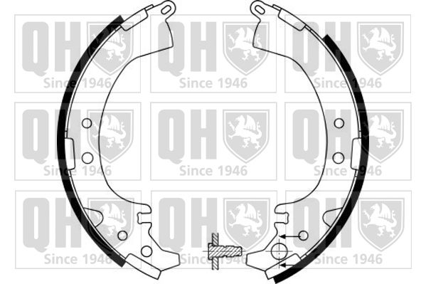 QUINTON HAZELL Piduriklotside komplekt BS1148